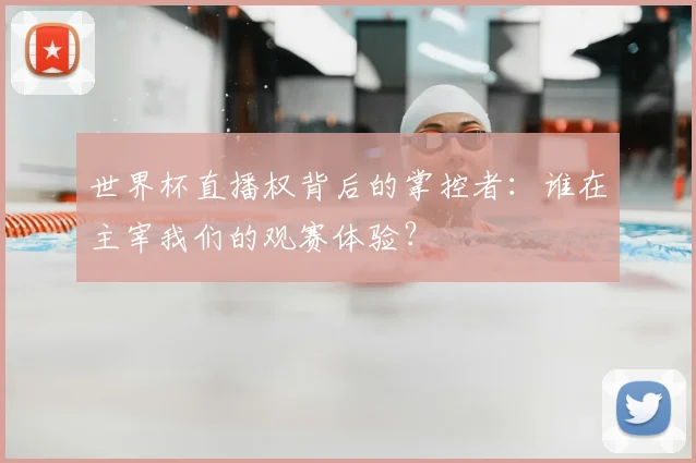 世界杯直播权背后的掌控者：谁在主宰我们的观赛体验？